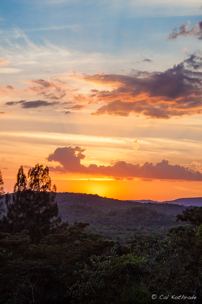 Belizean sunset.